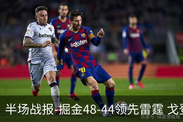 半场战报-掘金48-44领先雷霆 戈登12分 约基奇13中3 亚历山大7中0